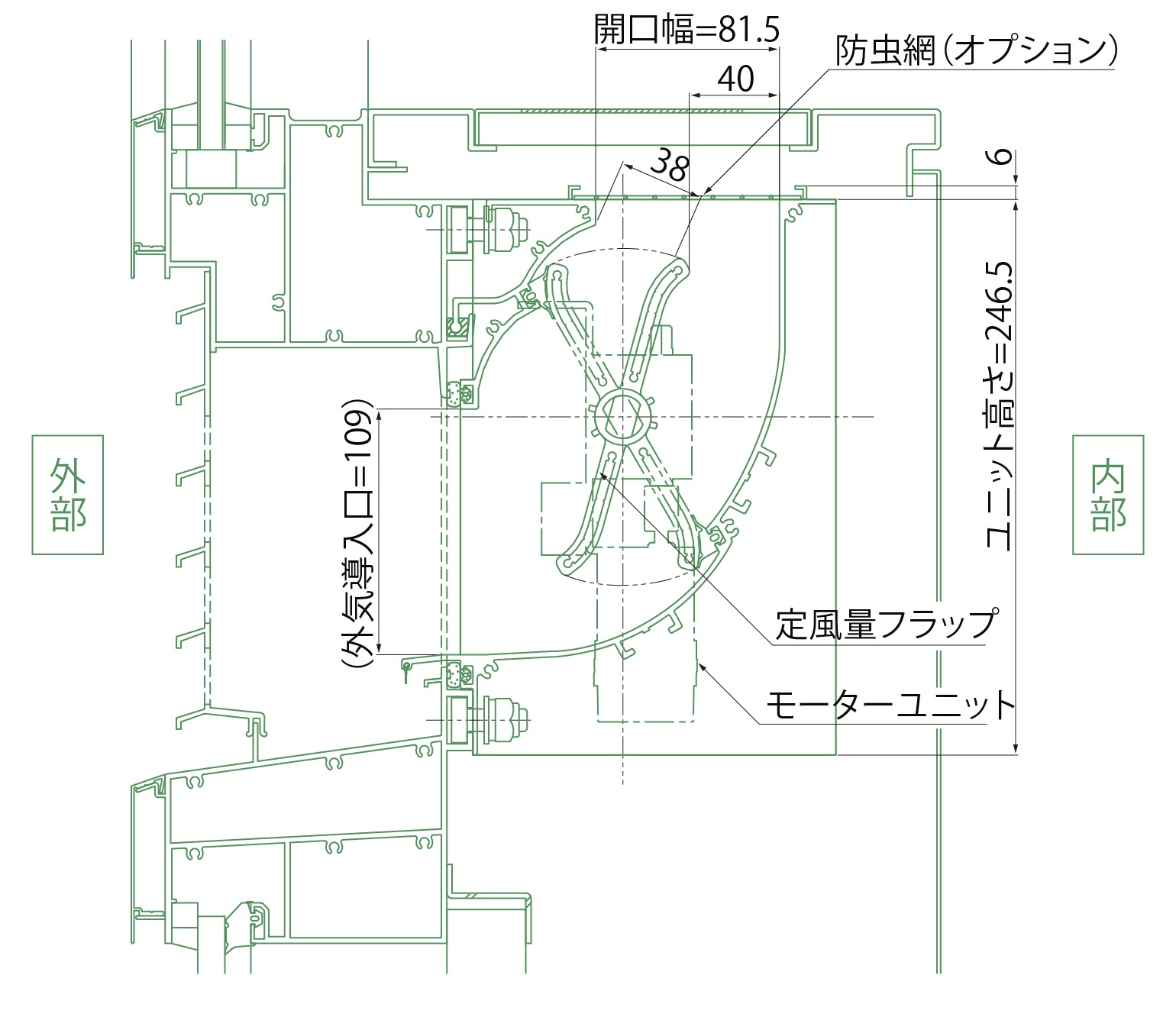 縦断面図