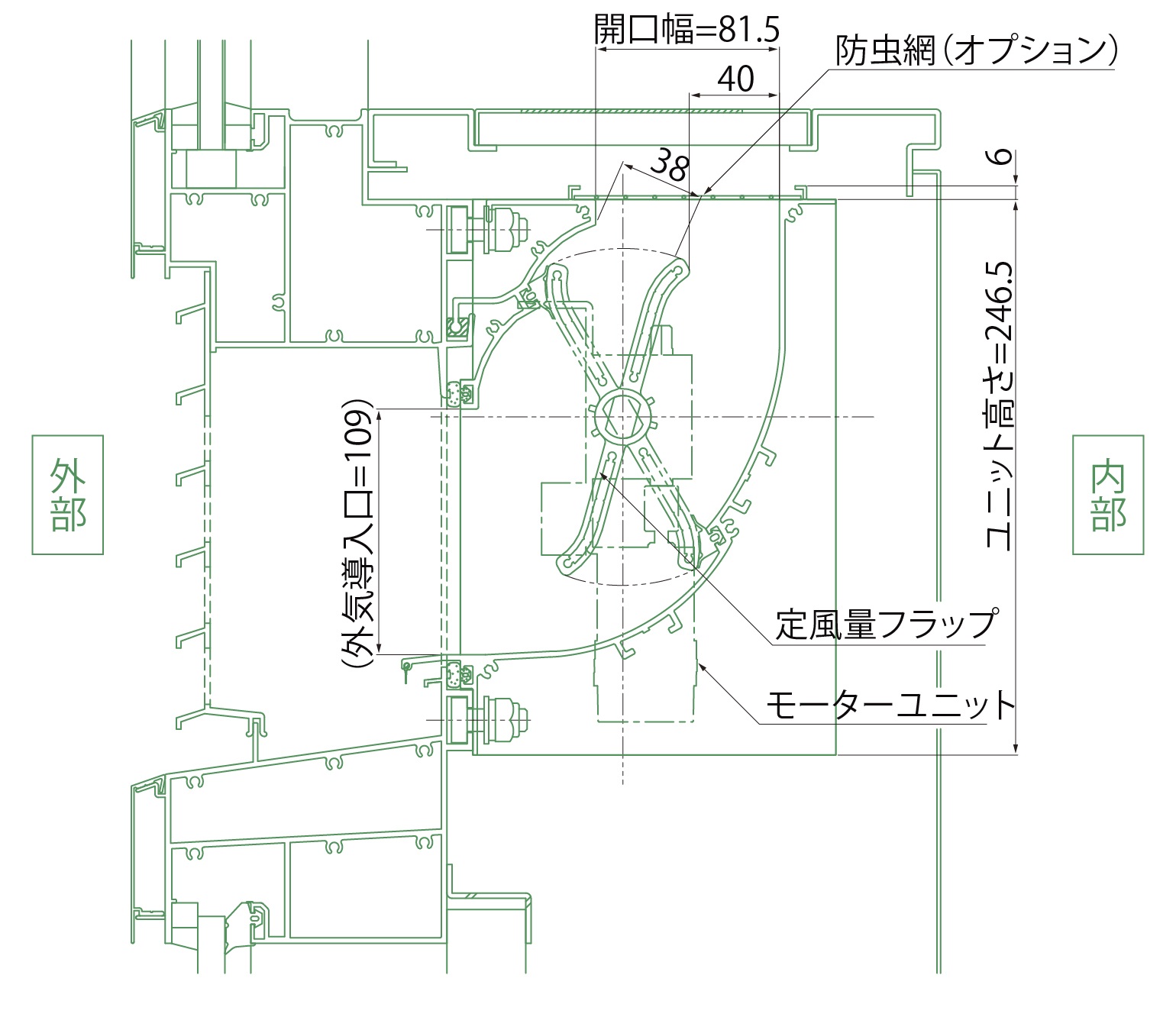 縦断面図