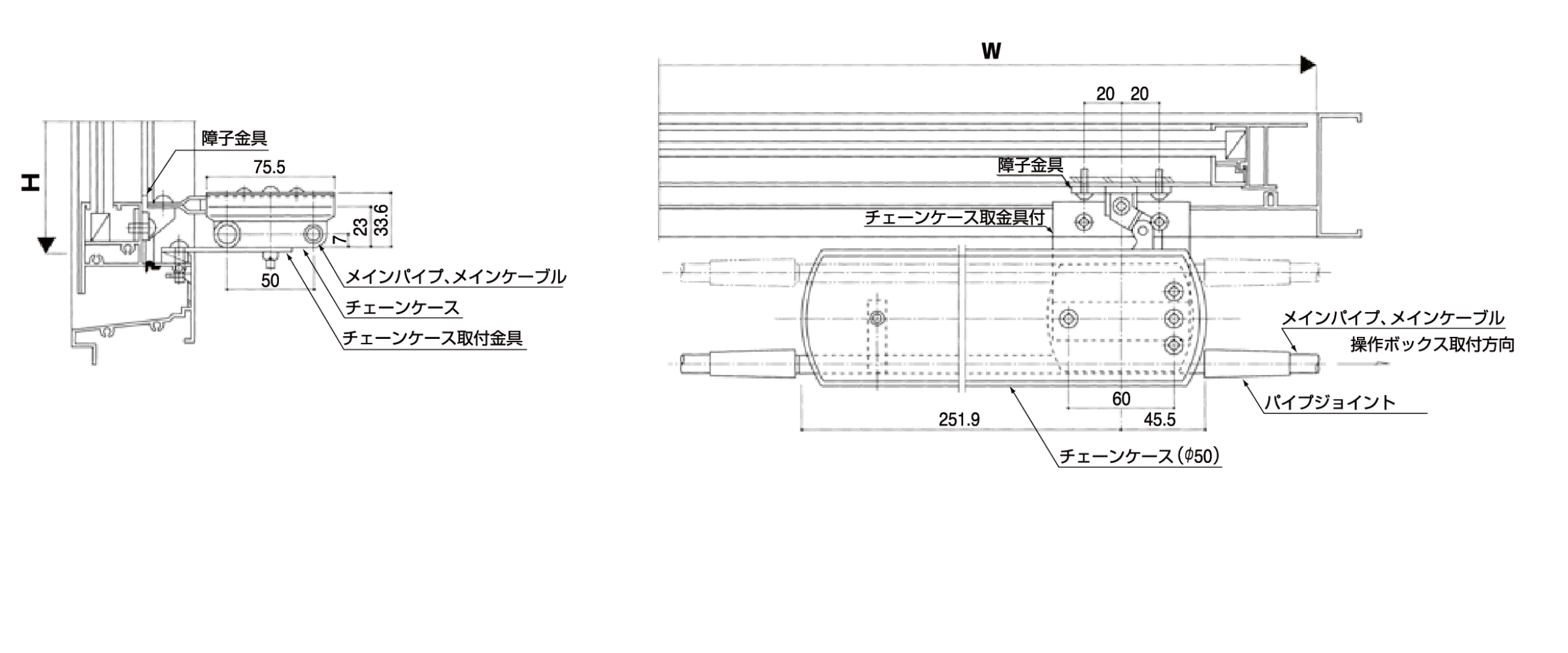 SL300 突出し